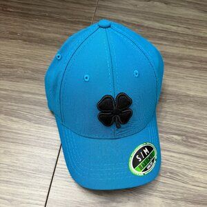 Black Clover Men's Baseball Hat Teal Blue Clover Logo NEW WITH TAGS